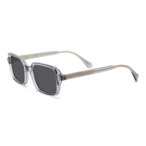 Custom Logo Acetate Shady Unisex Metal Logo Acetate Sunglasses Manufactory