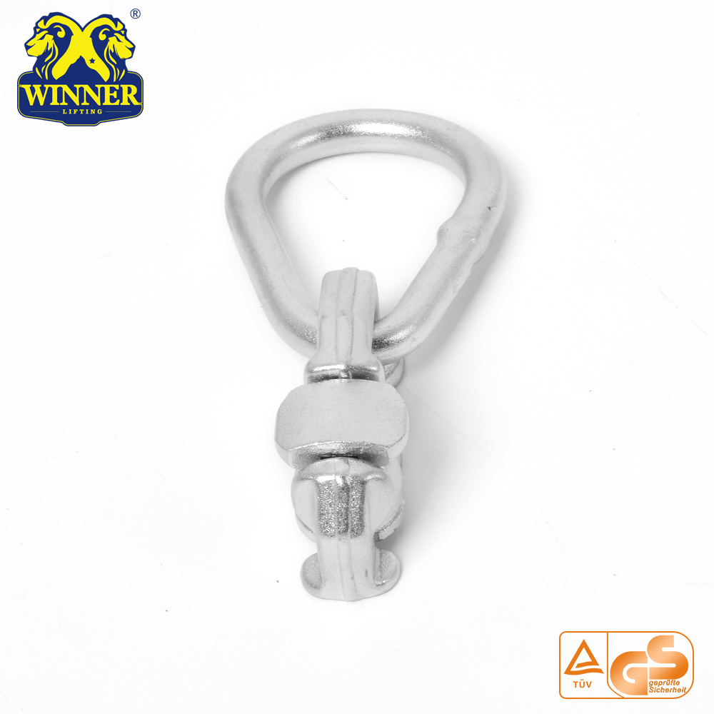 Top Quality Zinc Plated Double Stud Fitting With Oval Ring