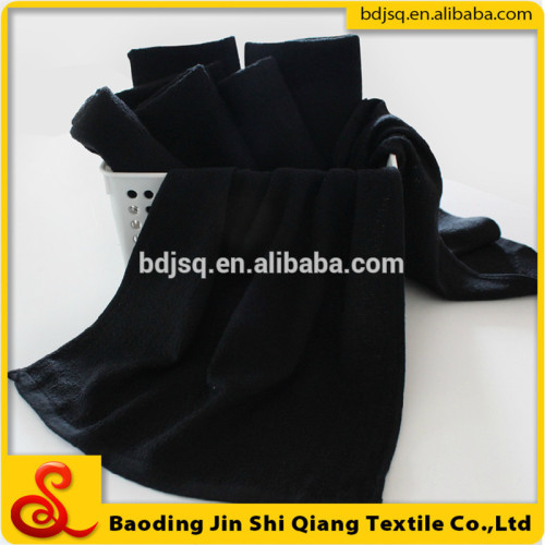 Alibaba chine en gros 100% coton noir serviette de salon / serviette en tissu éponge