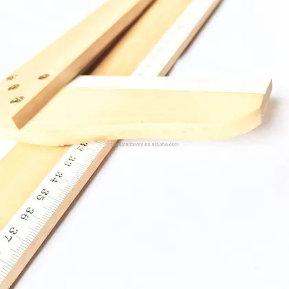 T-Square Ruler 60CM Professional Wooden Ruler for Precision Measurement