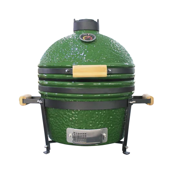 Customizable Outdoor Auplex 16-Inch Tabletop BBQ Charcoal Kamado Grill