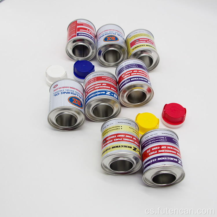 Prázdná nádoba na mazací olej