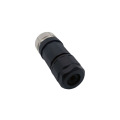 Conector feminino de m12 reta de 5 pólo-pólo de campo