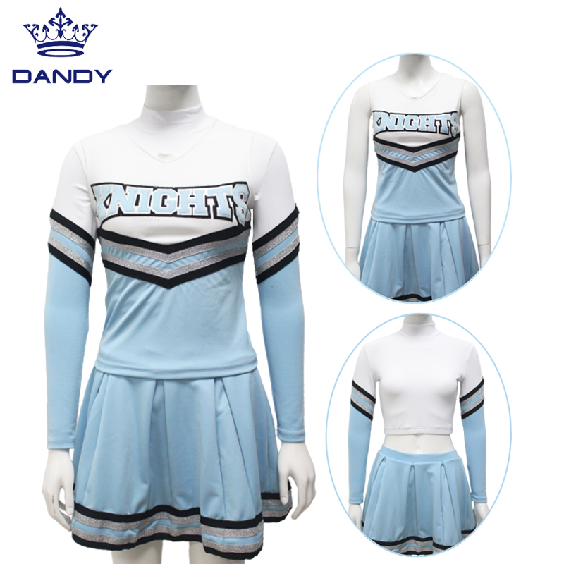 Yüksək keyfiyyətli cheerleading forması poliester şən geyimlər