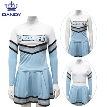 High quality cheerleading uniforms polyester cheer uniforms