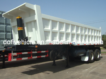 25cbm Tipper Trailer with Two- Axles and Single Point Suspension (ZJV9400ZZX))
