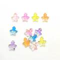 100Pcs 3D Kawaii Glitter Star Bottiglia con retro piatto Cabochons in resina Scrapbooking Gioielli fai da te Accessori per decorazioni artigianali