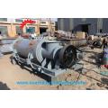 Industrial single shaft screw humidification mixer