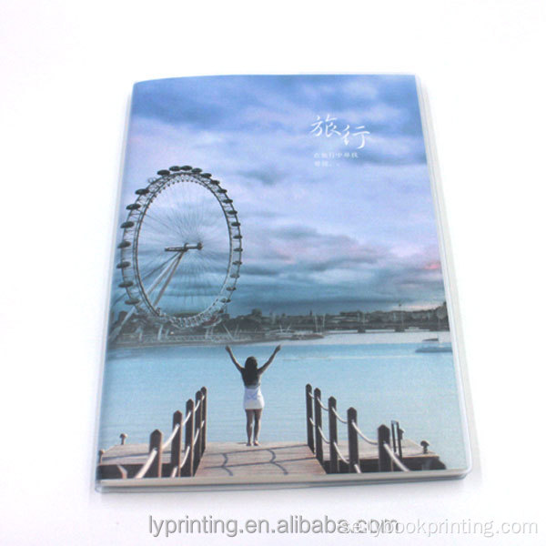 Softcover Paper Notebook Plastic PVC SoftCover Book