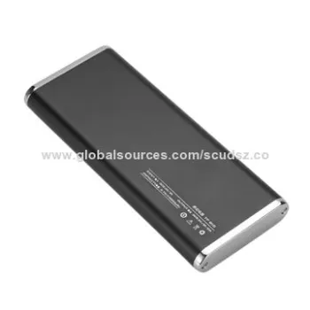 1,000mAh Dual-output Power Bank, Thin Design, 5V/1A Output