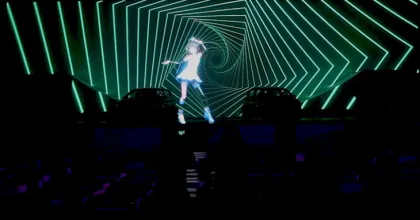 3D Pepper Ghost Hologram Projection System