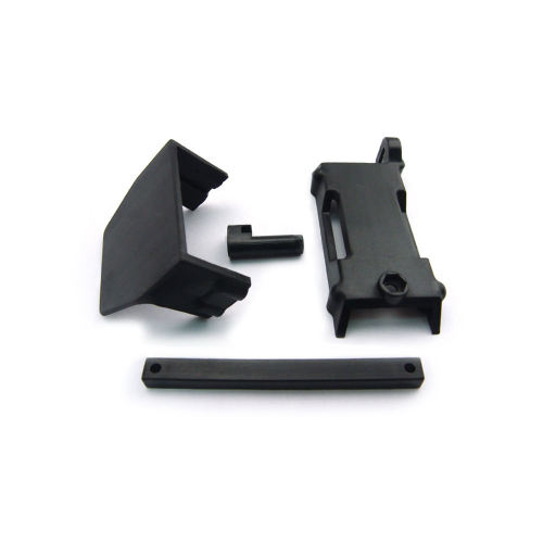 Custom black anodized aluminum cnc milling machining parts