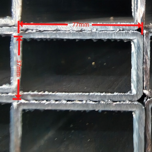 Verzinktes Vierkantrohr 37*77*1mm