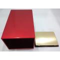 Square Red Color Coffee Tin Box