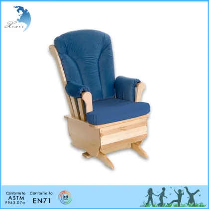Custom EN71Wooden Bench Gliders Montessori Children Furniture