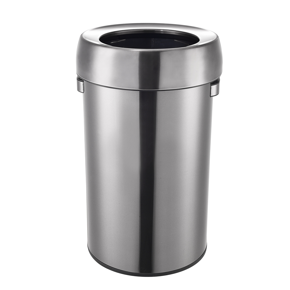 High Capacity No Lid Round Shape Garbage Can