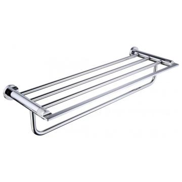 Flora Bathroom Brass Towel Bar