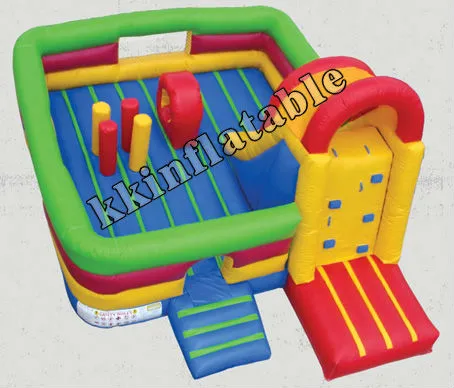 hot sale colorful inflatable bounce house, outdoor toys inflatable bouncer house for children