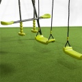 Double Color Swing Outdoor Children Metal Playground kids Swing Slide Set Supplier