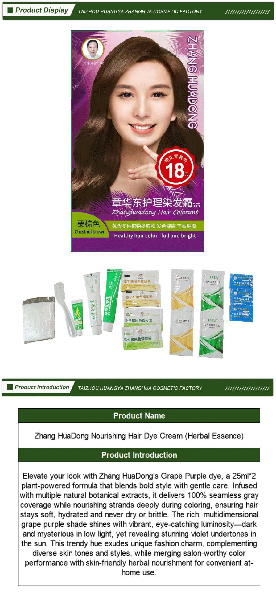 Ammonia Free Hair Dye for Men