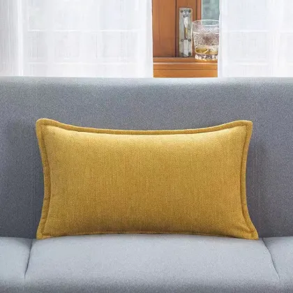 Hot Selling Square Letter Needle Point Pillow 100% Lint Filled Comfortable Outdoor Sofa Pillow