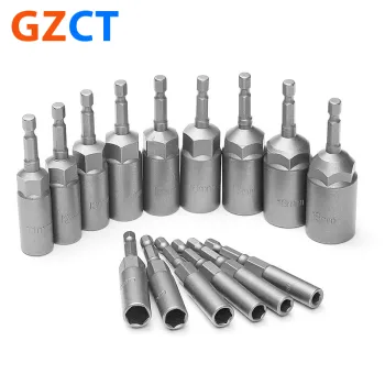 Hex Non-Magnetic Nut Setters and Adapter for Powerful Drilling and Driving