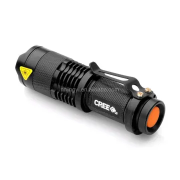 400 Lumen Waterproof Tactical Flashlight: Rechargeable 5W LED UV Camping Torch