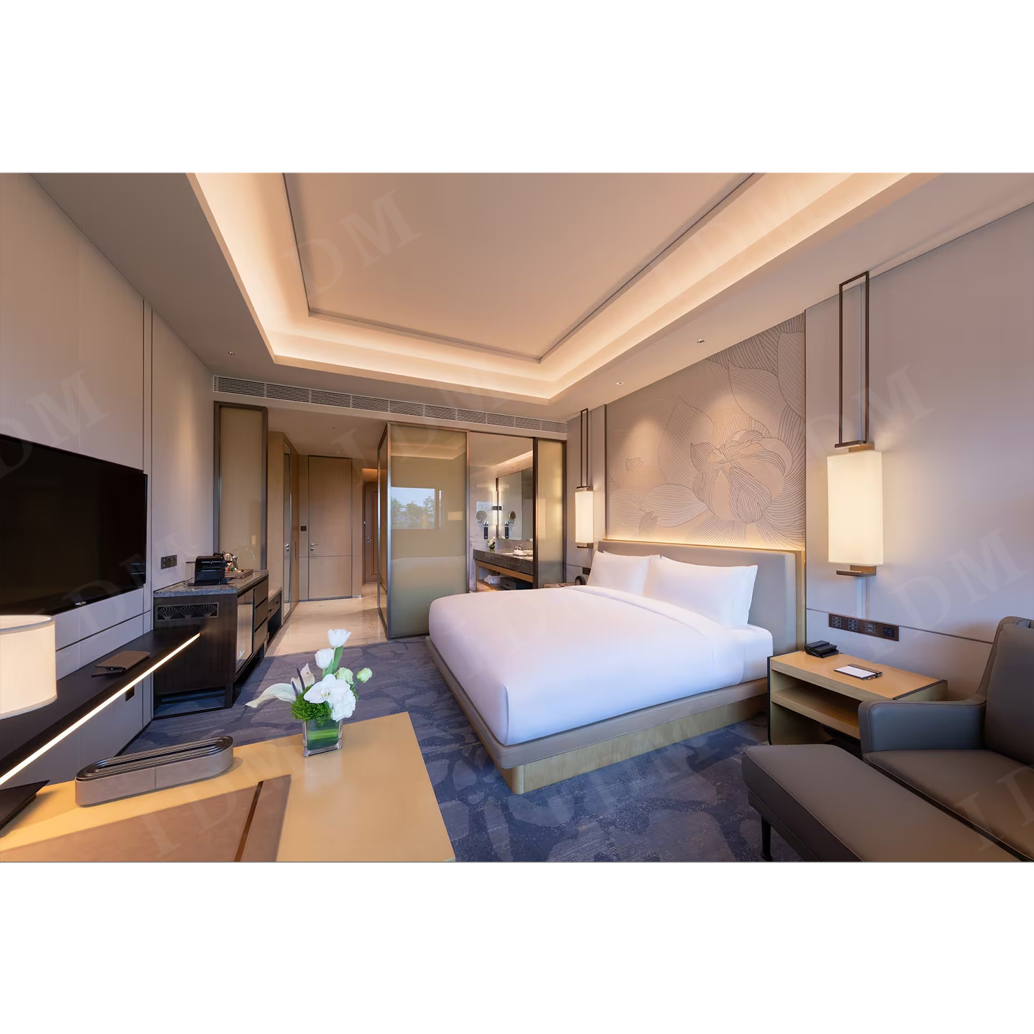Luxury Modern Bedroom Sets for Hotel Projects
