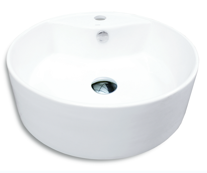 Ceramic Top Counter Wash Basin In Bathroom