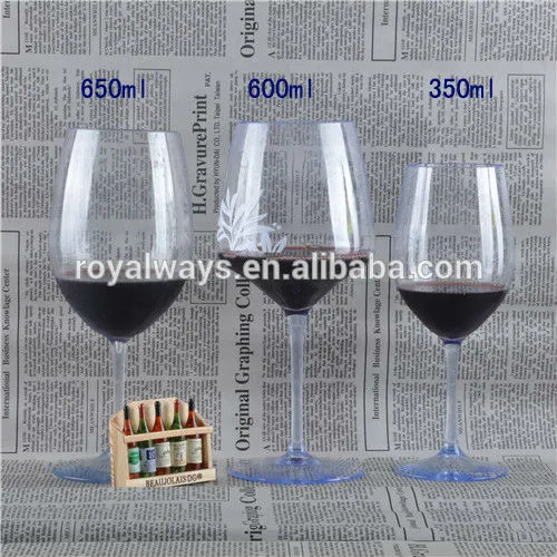 Handmade manufacture high quality Tritan Unbreakable goblet