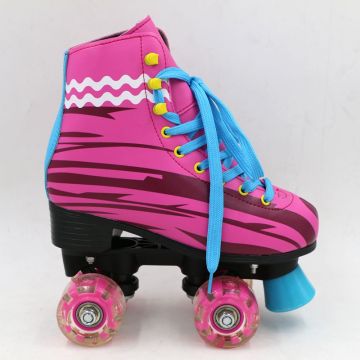 PVC Flashing Wheels Soy Luna Kids Roller Skating Shoes