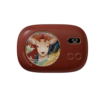 Pocket OEM Logo 10000mAh Portable ADATA Display Hand Warmer Power Bank