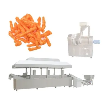 Industrial Production Line for Deep-Fried Snack Foods: Extruder, Fryer, and Seasoning Machines