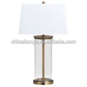 Classic simple design warm style bedroom antique table lamp for hotel decoration with E14