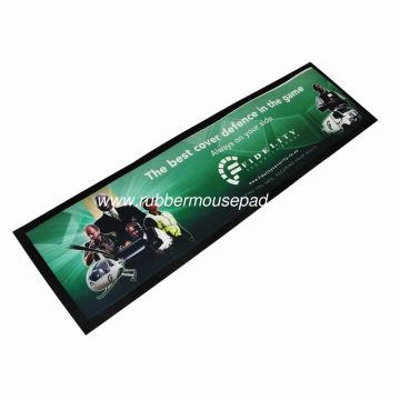 Nontoxic Promotional Natural Rubber Bar Mat With Logo Printing
