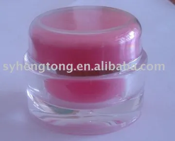 Round acrylic jar, cosmetic jar