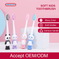Wholesale custom approved 2-4 years plastic children cartoon kids toothbrush