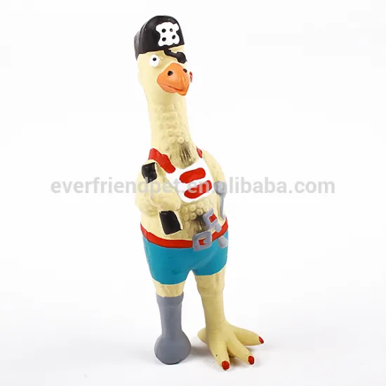 Screaming Rubber Cute Chicken Pet Dog Toy Squeak Squeaker Chew Toy, Children safe Toys