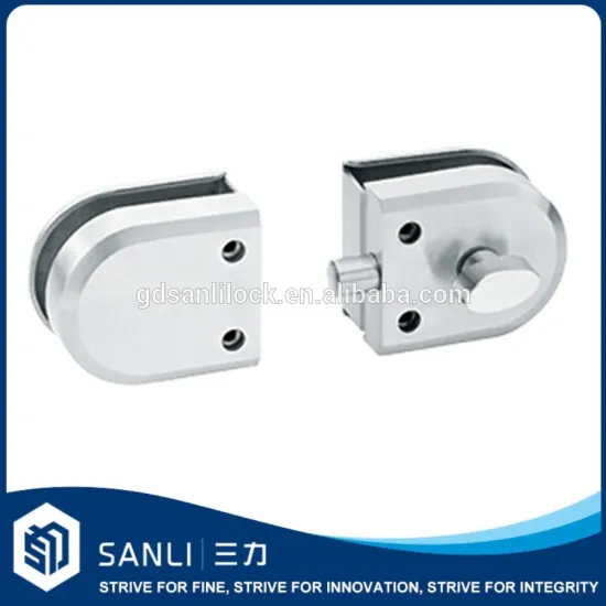 SL003 high quality push button sliding glass door push lock