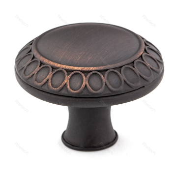 Furniture Hardware Zinc Alloy Fancy Round Knob