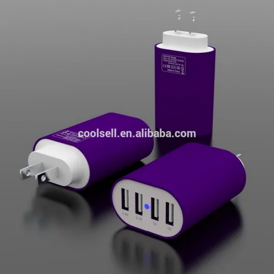 2017 new 4 port wall charger/4 usb port travel charger