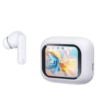Trend M6 Pro LCD Display Touch Screen Laadkast Draadloze oortelefoon ENC ANC EAR BUDS BT 5.3 TWS Hoofdtelefoon