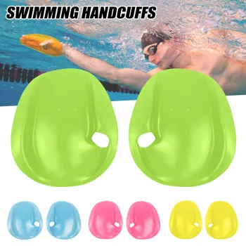 1 Pair Hand Paddles Swim Webbed Diving Gloves for Training Swimming Diving WHShopping