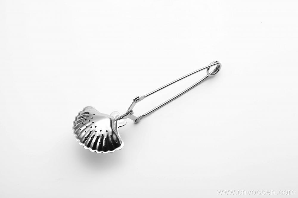 Shell Handle Stainless Steel Tea Infuser