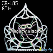 8" Large custom pageant crowns for sale