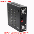 60 portas carregador USB 600W de alta potência