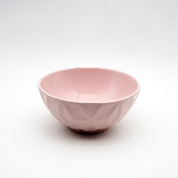 Фарфоровый цвет тисненой керамическая чаша для фарфора