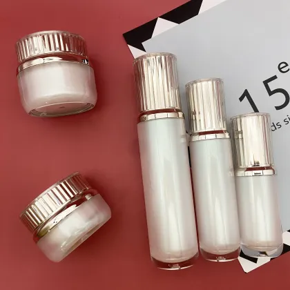 Facial Eye Skincare Serum Essence Cream Set - Refillable Bottles, 100g, On Sale
