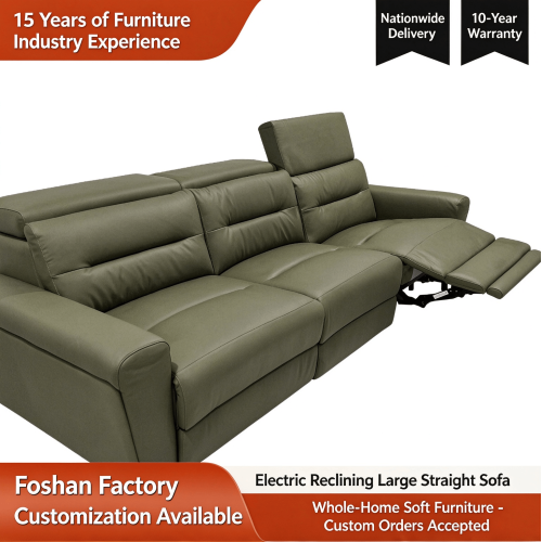 Sofa Kulit Elektrik Dinding Sifar Moden