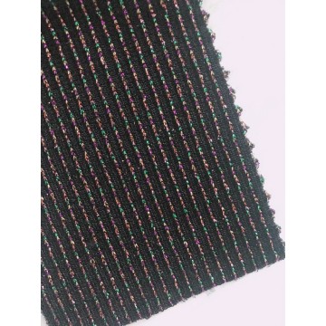 Tissu maille extensible Lurex métallisé